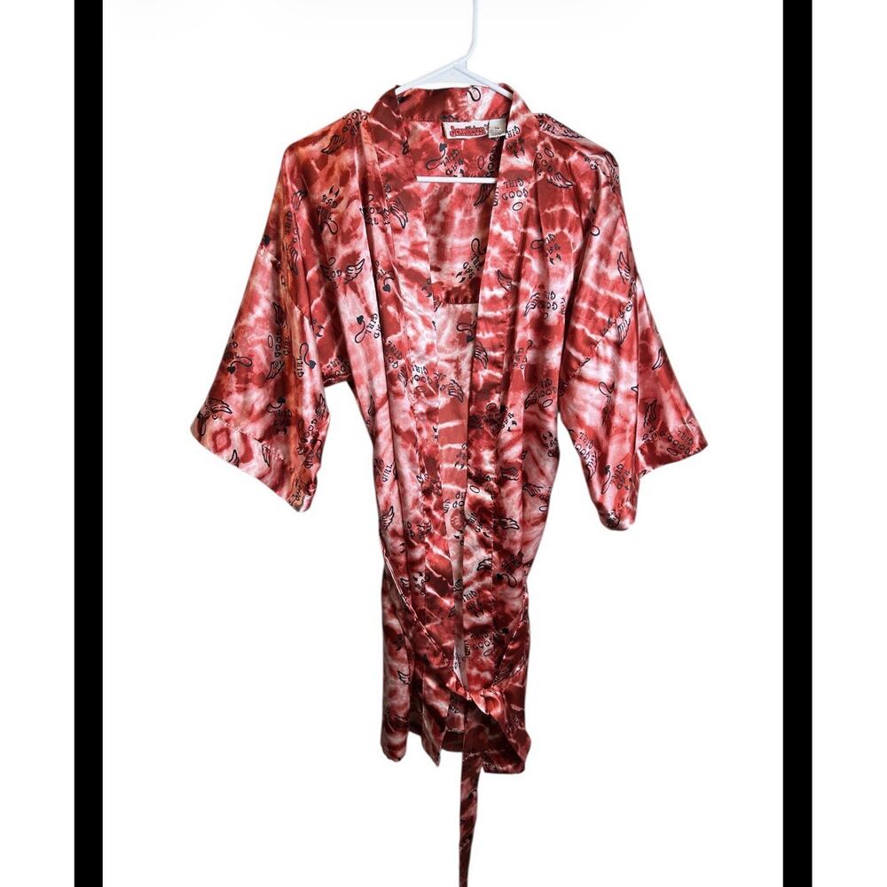Jammilicious Bratz Devil Angel Red Satin Robe Size 1X